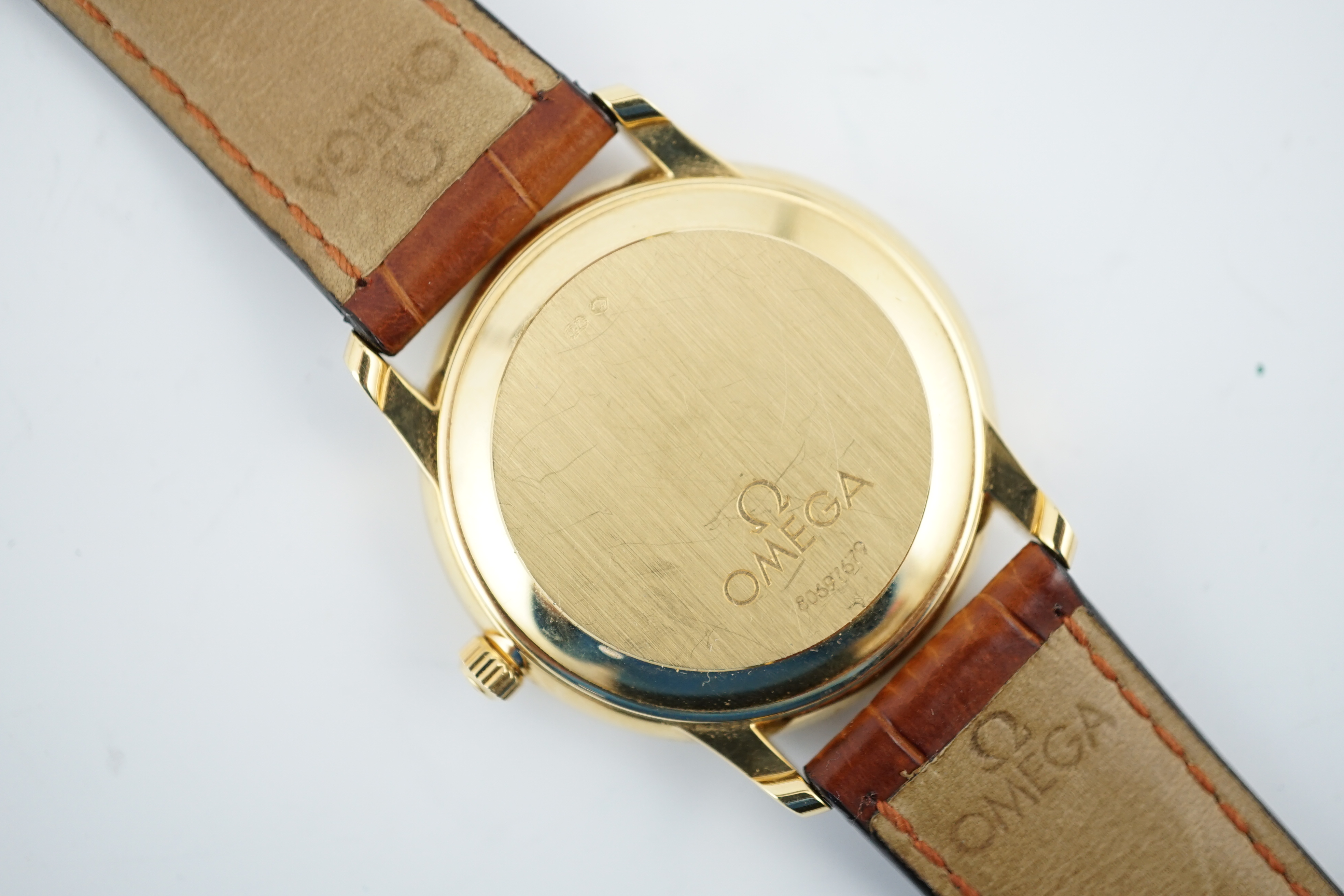 A gentleman's recent 18ct gold Omega Automatic Chronometer wrist watch